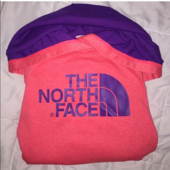 North Face TNF Hoody Pink/Purple Size Small