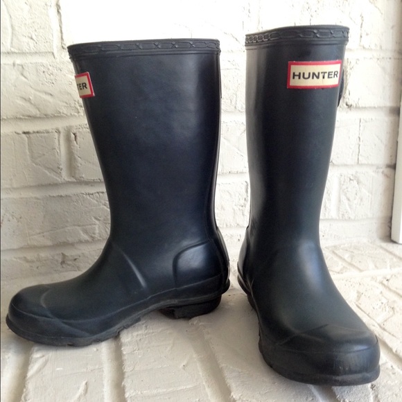 💎Hunter💎SIZE12 rain boots/navy /tall