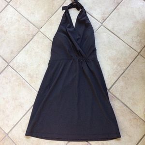 Athleta Black Halter Dress