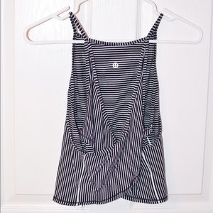 Lululemon Striped Crop Top