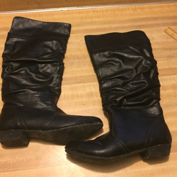 Black boots