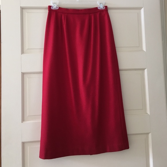 Wool skirt