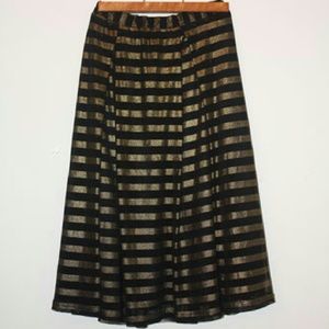 Black and Gold Skirt