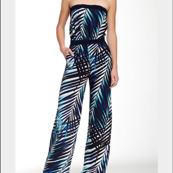 Trina Turk Lucila Strapless Jumpsuit