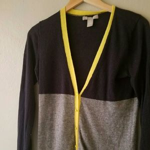 Neon trim Banana Republic Cardigan