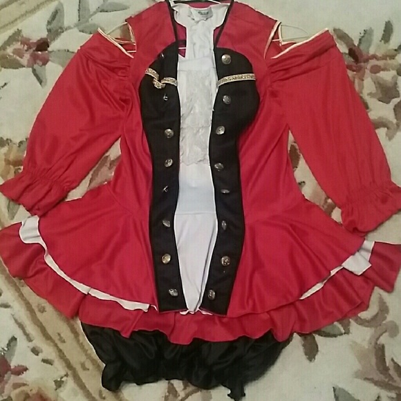 Halloween Sexy Pirate Captain Costume Size L