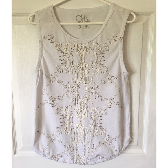 Embroidered tank by Chaser
