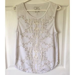 Embroidered tank by Chaser