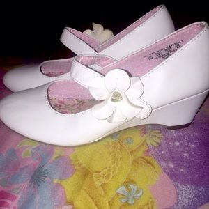 Flower Maryjane Wedge Dress shoes