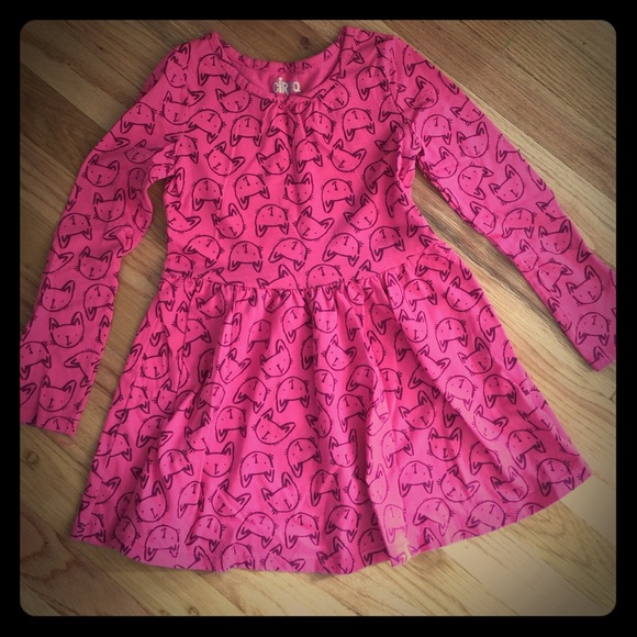 Pink cat dress