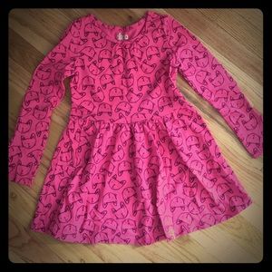 Pink cat dress