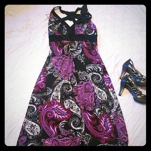 Bisou Bisou halter style maxi dress