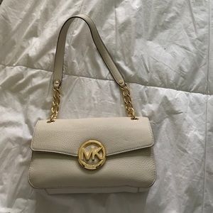Beige Michael Kors shoulder bag