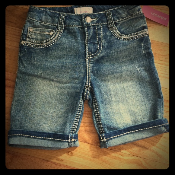 Denim shorts