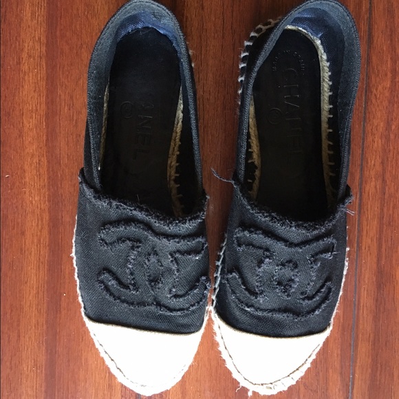 Chanel Canvas Flats