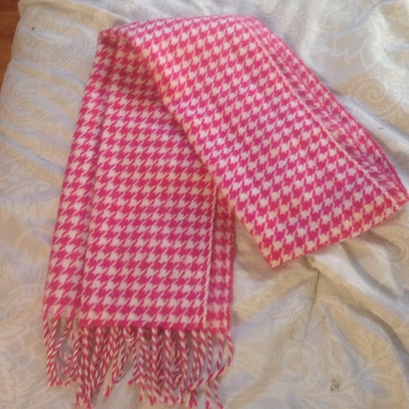Pink & White Scarf
