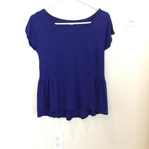 Blue Fossil peplum top