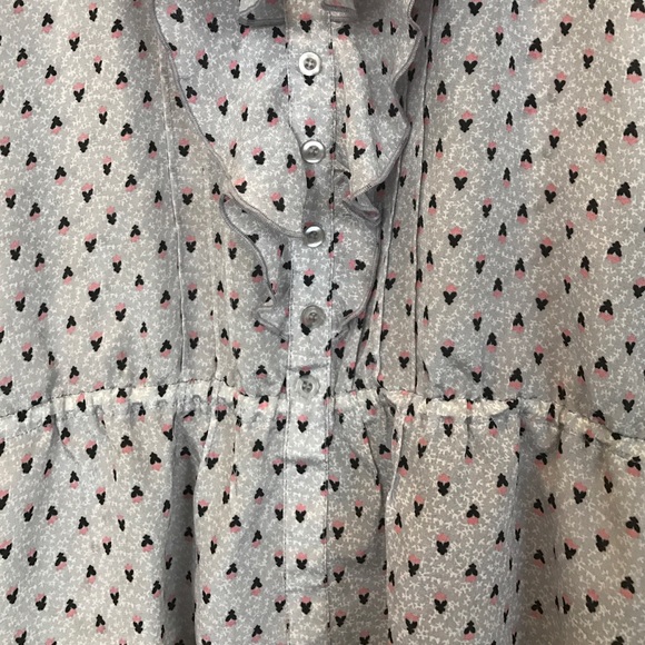 Pattern ruffle tank - Picture 3 of 4