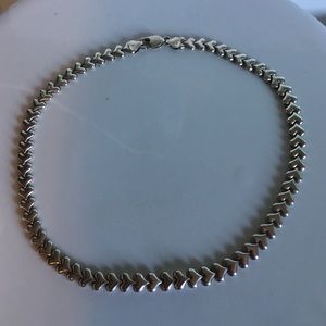 Sterling Silver infinite hearts necklace 💞