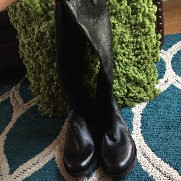 Brand new leather boots