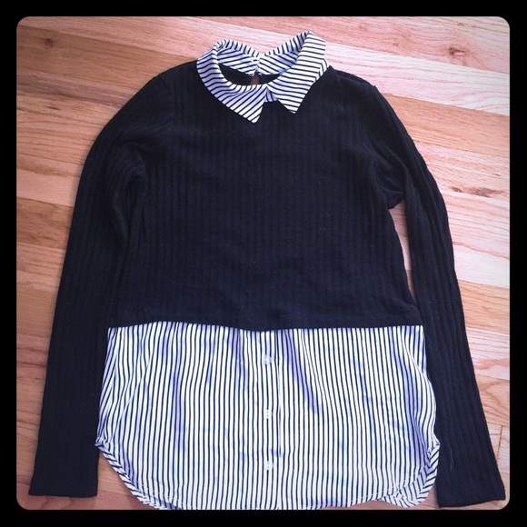 Faux double layer top
