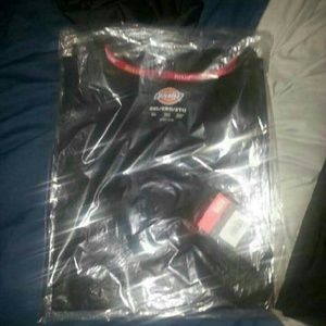 Dickies Black Scrub Top