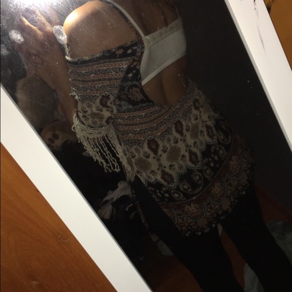 Printed cold shoulder top - Picture 3 of 3