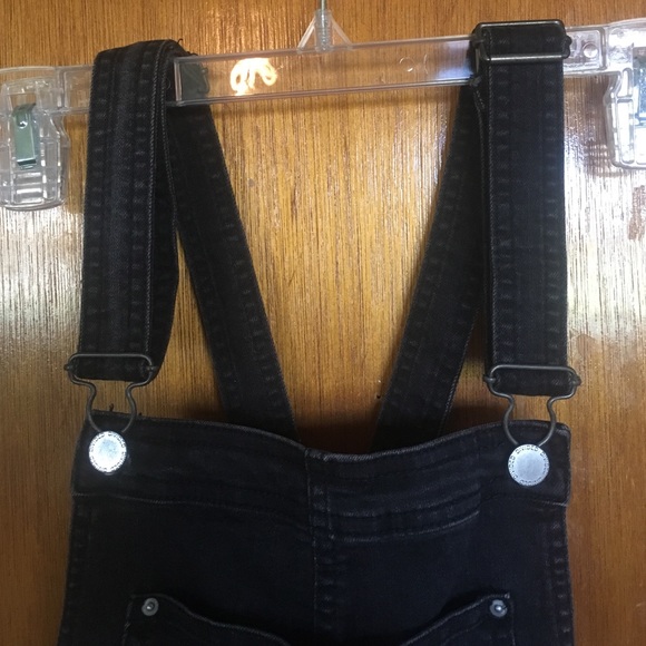 Long Dark Jean Overalls