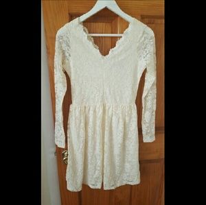 Lace Dress - full sleeve