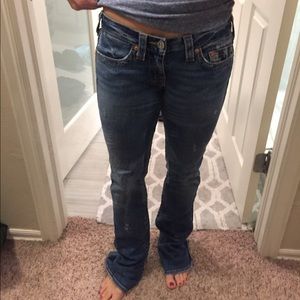 True Religion light wash jeans