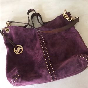 Michael Kors Suede Handbag