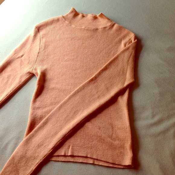 Long sleeve turtle neck crop top