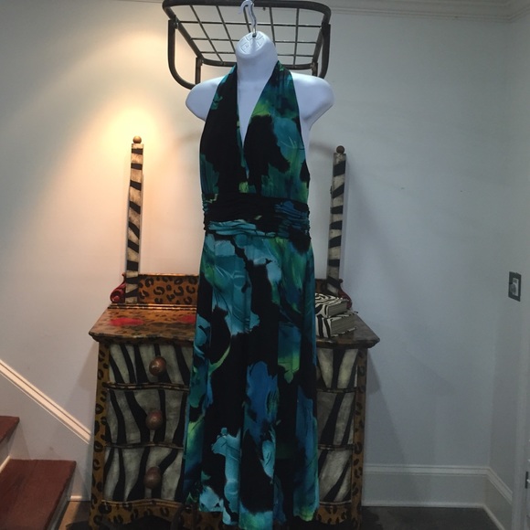 Evan Picone | Dresses | Nwtevan Picone Halter Print Dresssz