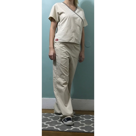 Other Womens Tan Scrub Set By Dickies Size Small Poshmark