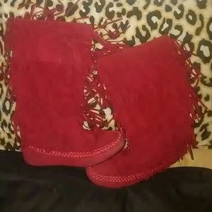 Red boots