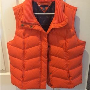 Tommy Hilfiger orange vest. Worn once (like new)