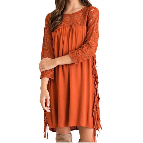 Pumpkin Spice Latte Dress