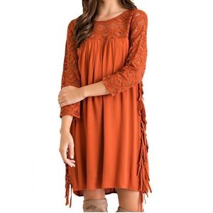 Pumpkin Spice Latte Dress