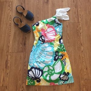 Lilly Pulitzer One Shoulder Dress