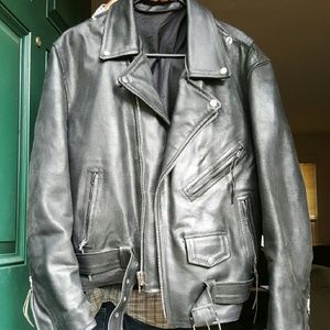 Mens highway leather jacket