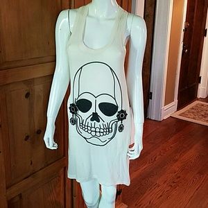 Tutti embellished skull dress
