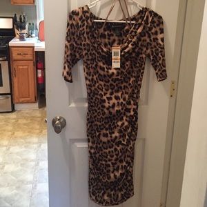 Women's leopard INC dress