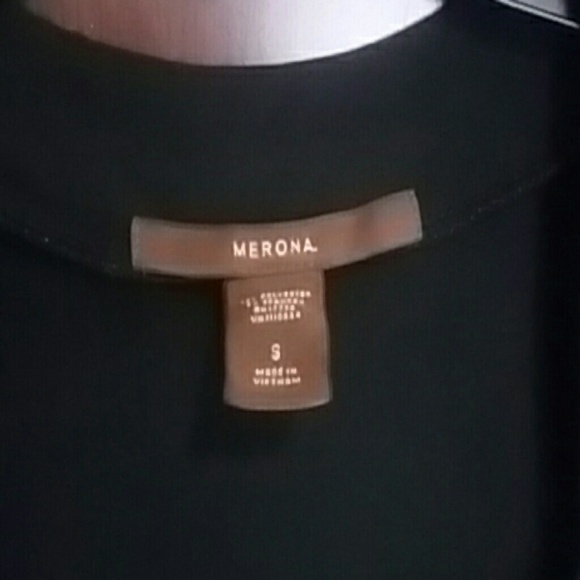 Merona Black Wrap Dress - Picture 3 of 4