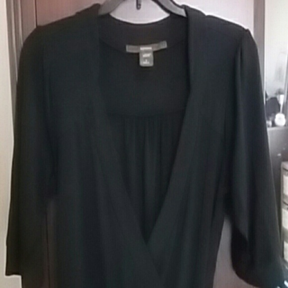 Merona Black Wrap Dress - Picture 4 of 4