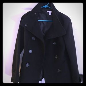 H&M Peacoat - Black - never worn