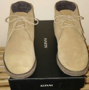 Alfani Men's Tan Suede Lancer Chukka Boots