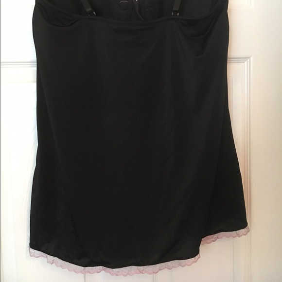 Sexy Black with Pink Camisole - Picture 2 of 3