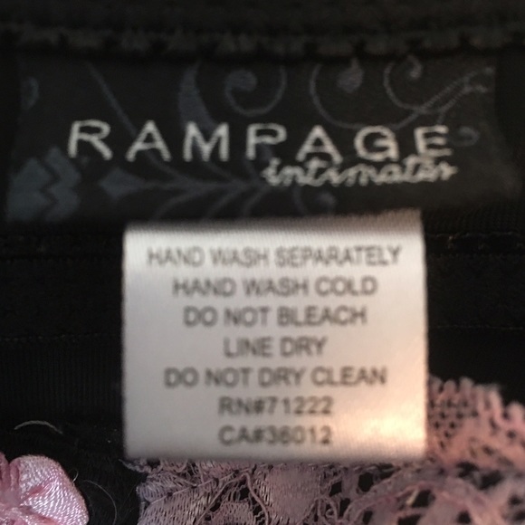 Sexy Black with Pink Camisole - Picture 3 of 3