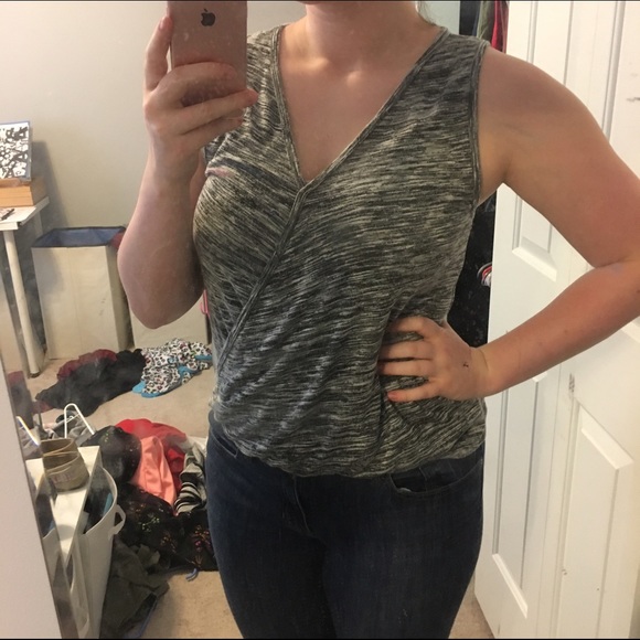 Stretchy Forever 21 Wrap-Style Tank