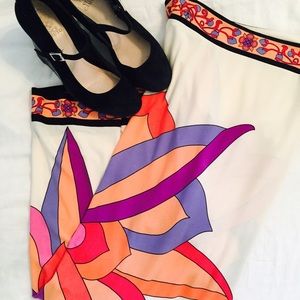 2 for $15. Retro Print Stretch Shift Dress.